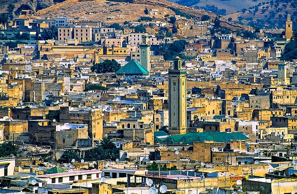 The medina of Fes from above