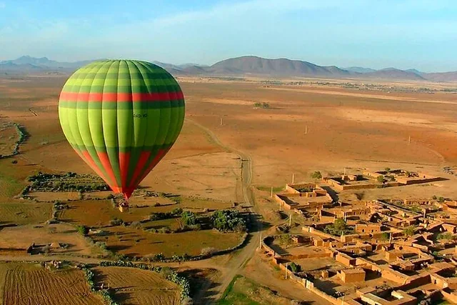 Sunrise hot-air balloon experience over Marrakech